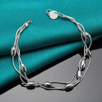 Multi Layers Thin Chain Bracelet