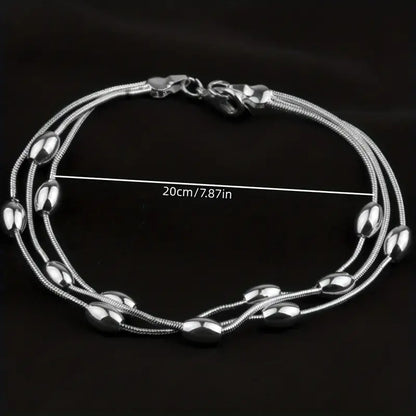 Multi Layers Thin Chain Bracelet